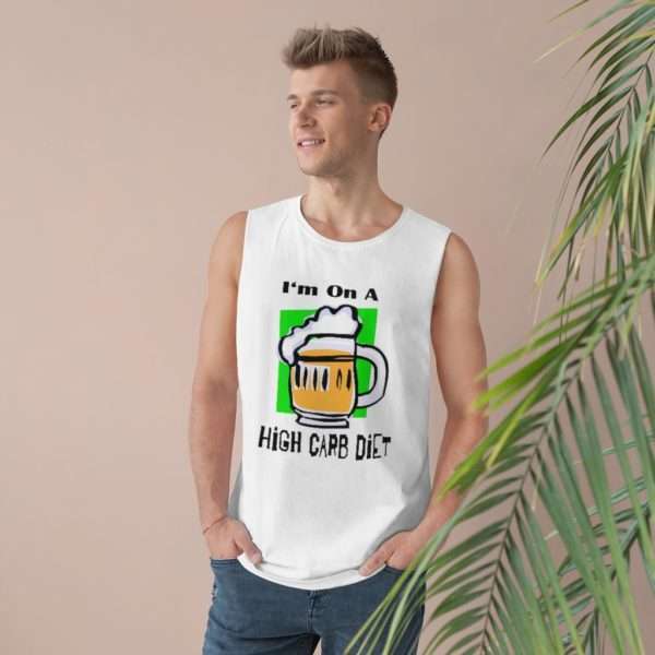 Funny Unisex Barnard Tank Top - I'm On a High Carb Diet