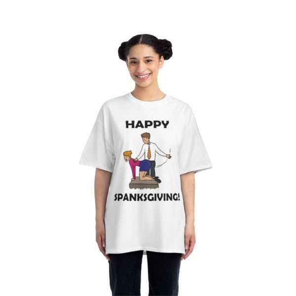 Funny Beefy-T Short Sleeve T-shirt - Happy Spanksgiving! - Image 3