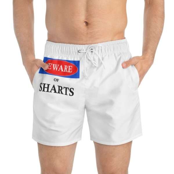 Beware of Sharts Swim Trunks - Image 4