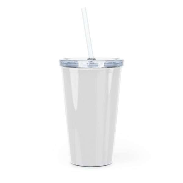 Reindeer Beer Plastic Tumbler with Straw - Image 5