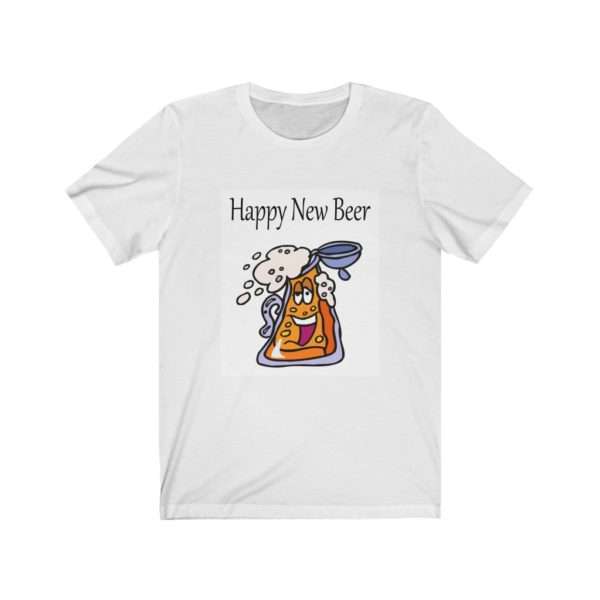 Happy New Beer Unisex Jersey Short Sleeve Tee