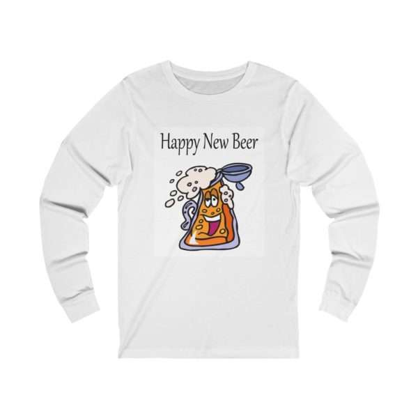 Happy New Beer Unisex Jersey Long Sleeve Tee