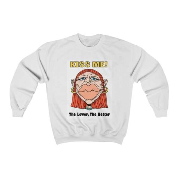 Kiss Me, the Lower the Better Unisex Heavy Blend™ Crewneck Sweatshirt