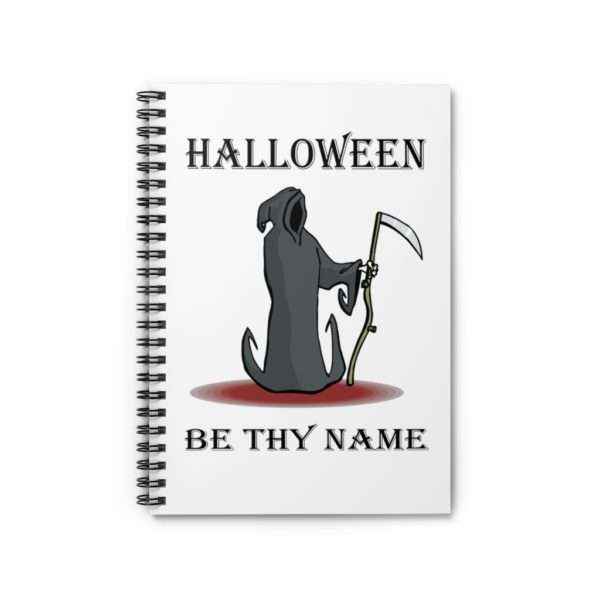 Halloween Be Thy Name Spiral Notebook - Ruled Line - Image 2