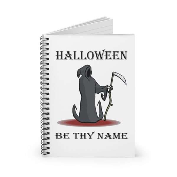 Halloween Be Thy Name Spiral Notebook - Ruled Line - Image 3