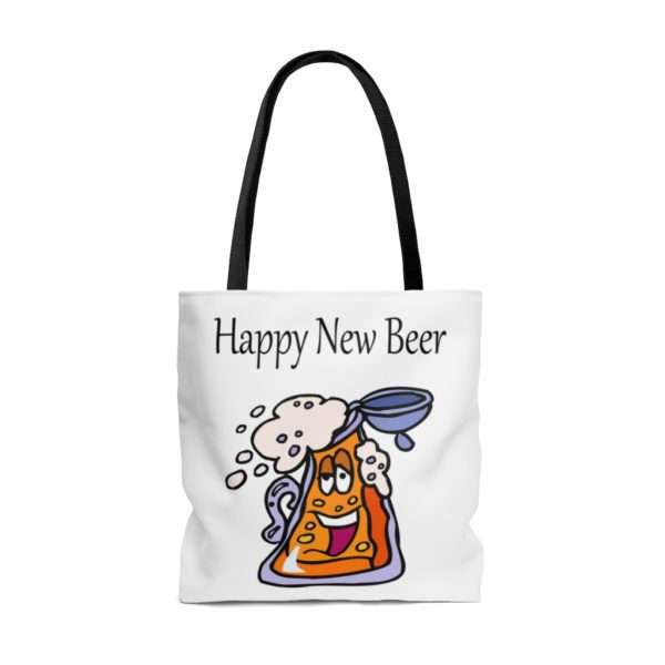 Happy New Beer AOP Tote Bag - Image 6