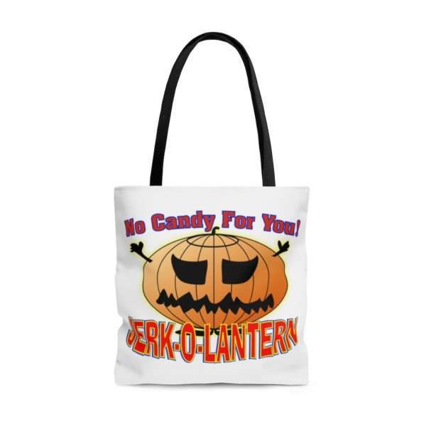 No Candy for You. Jerk-O-Lantern AOP Tote Bag - Image 5