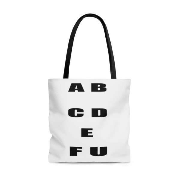 A B C D E F U AOP Tote Bag