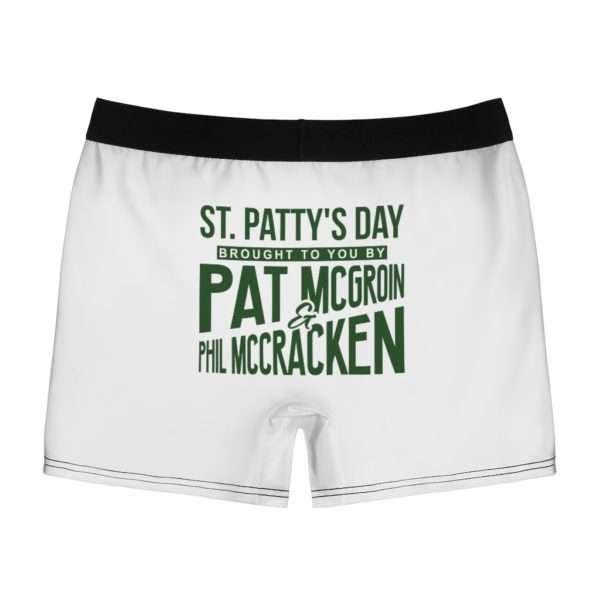 St. Patty's Day Brought to You by Pat McGroin & Phil McCracken Men's Boxer Briefs - Image 3