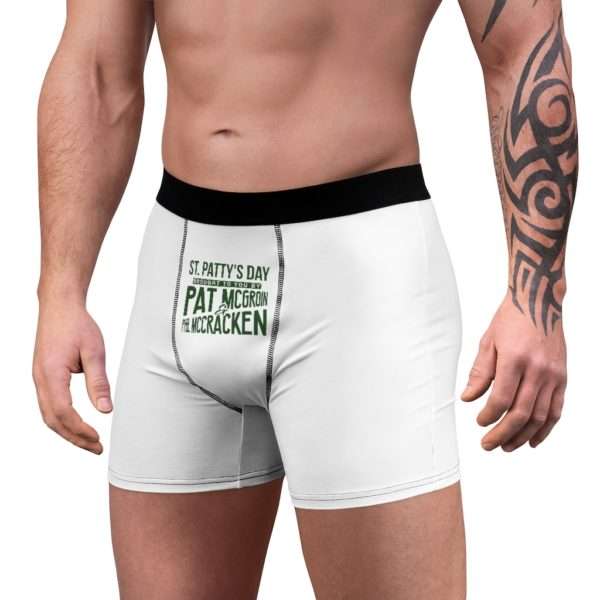 St. Patty's Day Brought to You by Pat McGroin & Phil McCracken Men's Boxer Briefs - Image 4