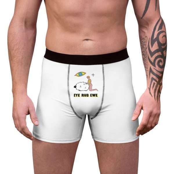 Eye Rub Ewe Men's Boxer Briefs