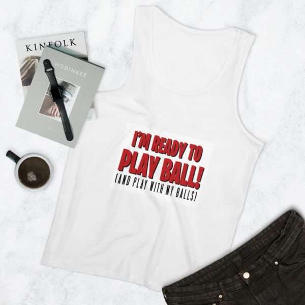 I’m Ready to Play Ball! (And play with my balls) Men's Specter Tank Top - Image 3