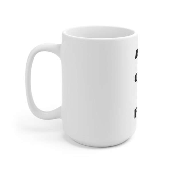 A B C D E F U Ceramic Mug 15oz - Image 2