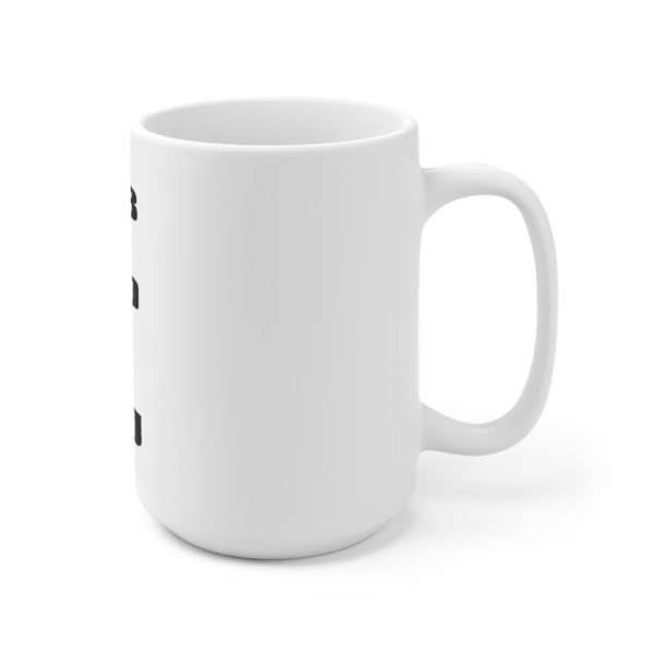 A B C D E F U Ceramic Mug 15oz - Image 3