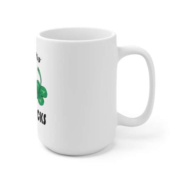 Kiss My Shamrocks Ceramic Mug 15oz - Image 3