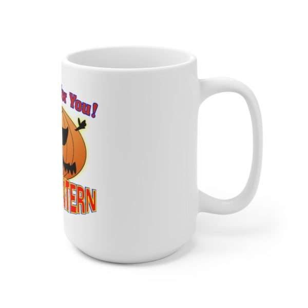 No Candy for You. Jerk-O-Lantern Ceramic Mug 15oz - Image 3