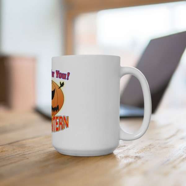 No Candy for You. Jerk-O-Lantern Ceramic Mug 15oz - Image 4