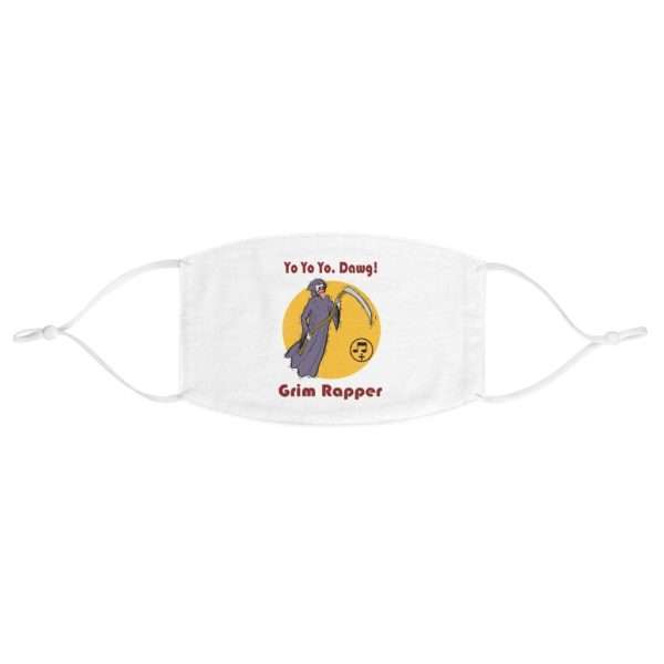 Yo Yo Yo Dawg Grim Rapper Fabric Face Mask - Image 2