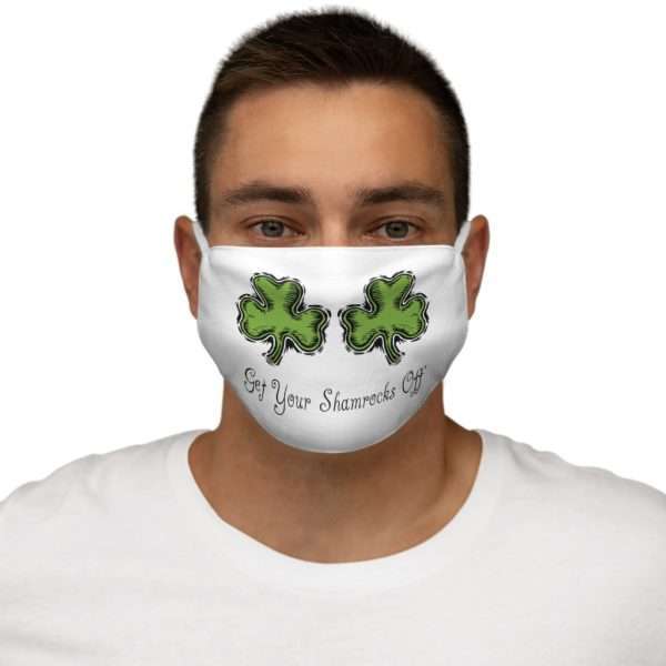 Get Your Shamrocks Off Snug-Fit Polyester Face Mask - Image 3