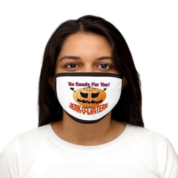 No Candy for You. Jerk-O-Lantern Mixed-Fabric Face Mask - Image 5