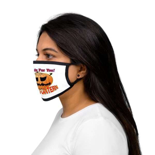 No Candy for You. Jerk-O-Lantern Mixed-Fabric Face Mask - Image 6