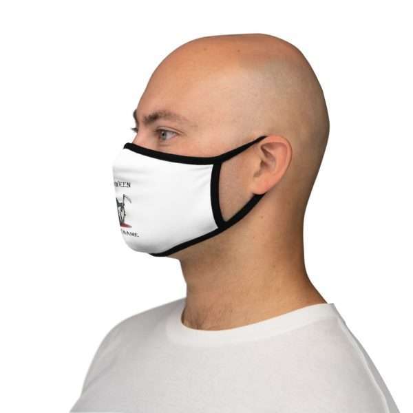 Halloween Be Thy Name Fitted Polyester Face Mask - Image 4