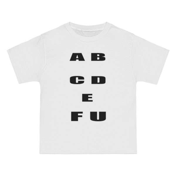 A B C D E F U Beefy-T®  Short-Sleeve T-Shirt - Image 2