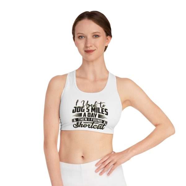 I Used to Jog 5 Miles a Day and Then I Found a Shortcut Sports Bra (AOP)