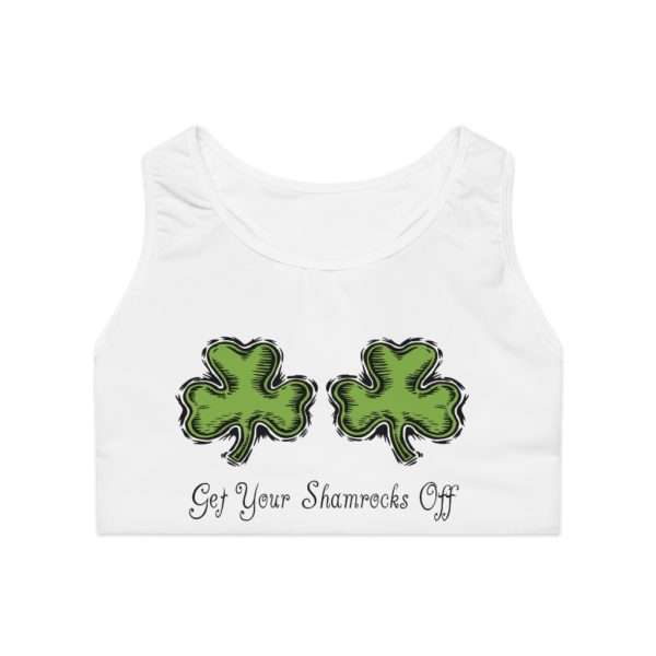 Get Your Shamrocks Off Sports Bra (AOP) - Image 2