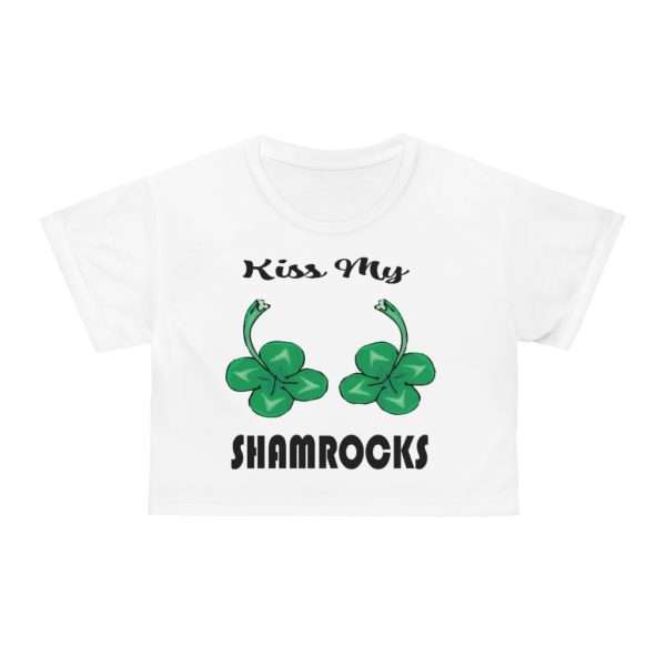 Kiss My Shamrocks AOP Crop Tee - Image 6