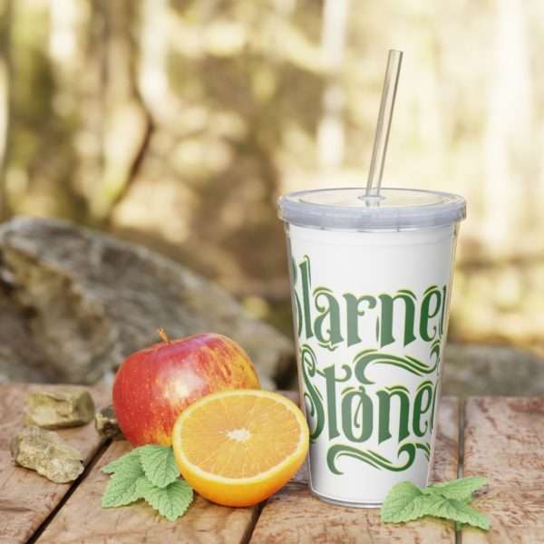 Blarney Stoned Plastic Tumbler with Straw - Image 8