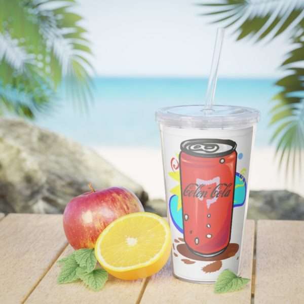 Colon-Cola Plastic Tumbler with Straw - Image 7