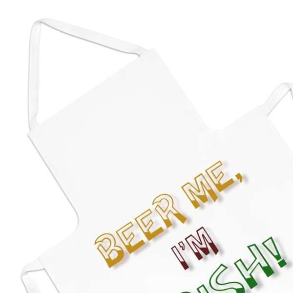 Beer Me, I'm Irish Adult Apron - Image 2