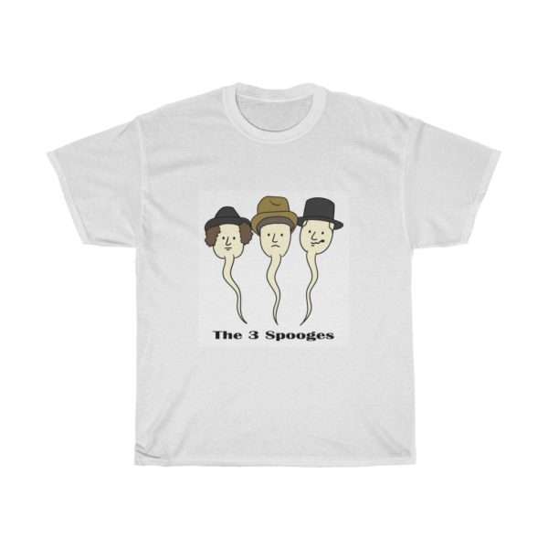 The 3 Spooges Unisex Heavy Cotton Tee