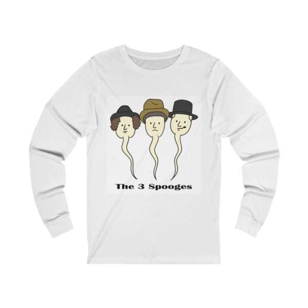 The 3 Spooges Unisex Jersey Long Sleeve Tee