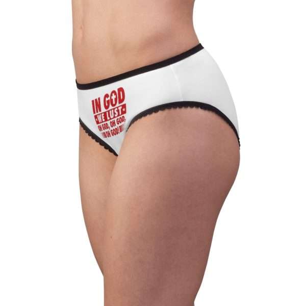 In God We Lust. Oh God, Oh God, Oh God! Women's Briefs - Image 4