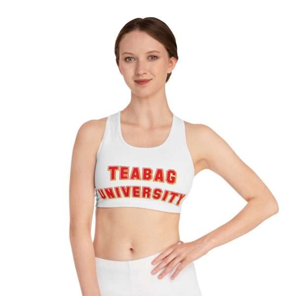 Teabag University Sports Bra (AOP)