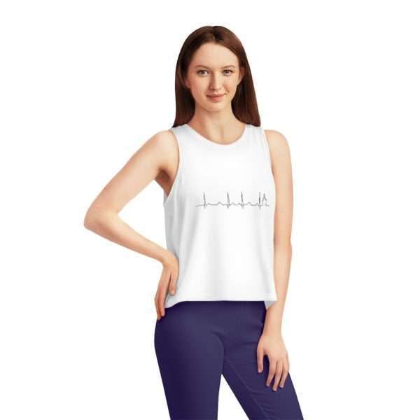 My Recent EKG Women's Dancer Cropped Tank Top