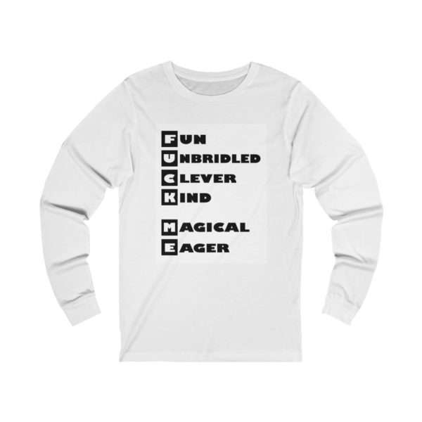 Fun Unbridled Clever Kind Magical Eager Unisex Jersey Long Sleeve Tee