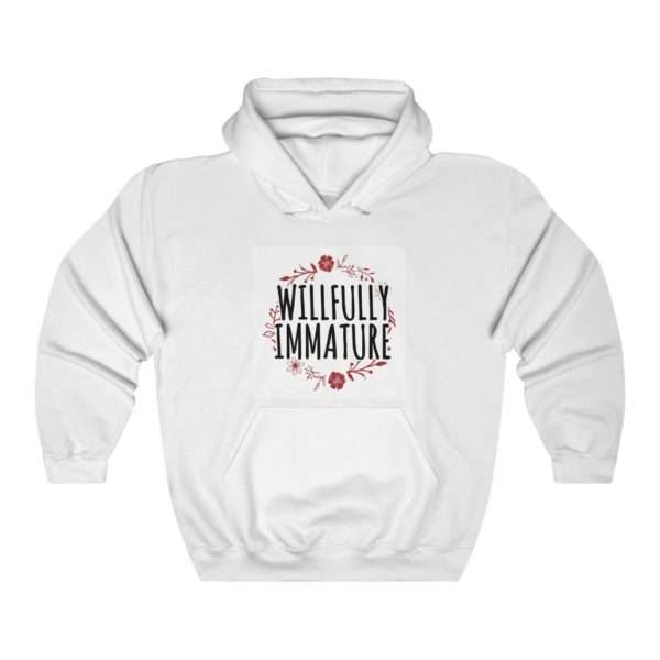 Willfully Immature Unisex Heavy Blend™ Hooded Sweatshirt