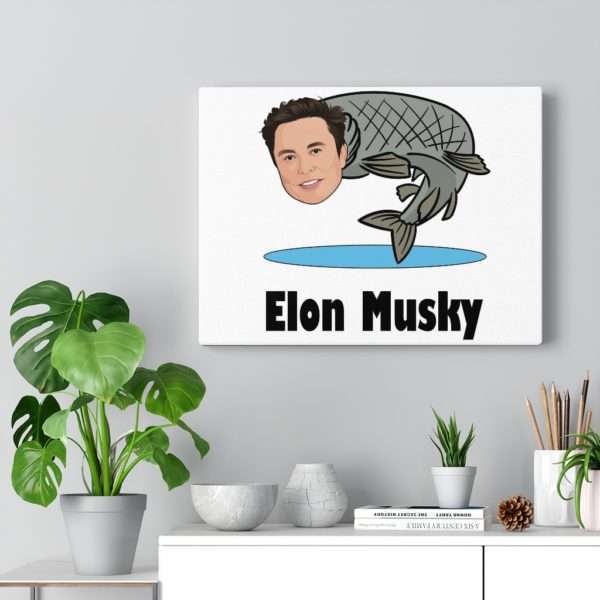 Elon Musky Canvas Gallery Wraps