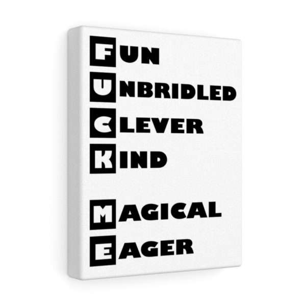 Fun Unbridled Clever Kind Magical Eager Canvas Gallery Wraps - Image 9