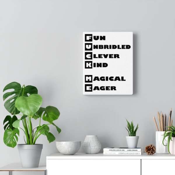 Fun Unbridled Clever Kind Magical Eager Canvas Gallery Wraps - Image 10