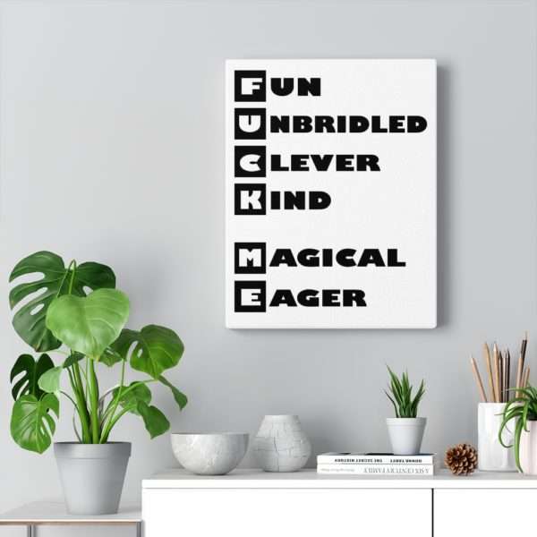 Fun Unbridled Clever Kind Magical Eager Canvas Gallery Wraps - Image 14