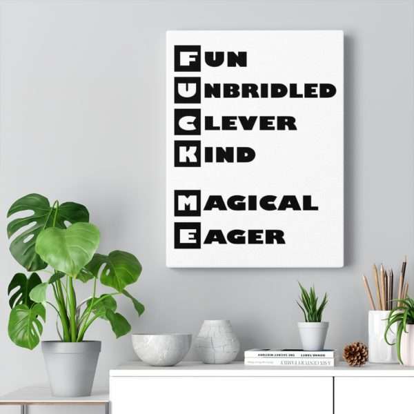 Fun Unbridled Clever Kind Magical Eager Canvas Gallery Wraps - Image 6