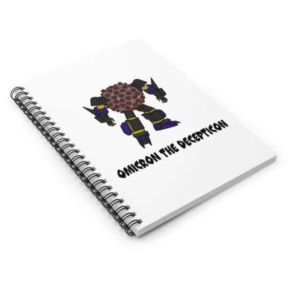 Omicron the Decepticon Spiral Notebook - Ruled Line - Image 4