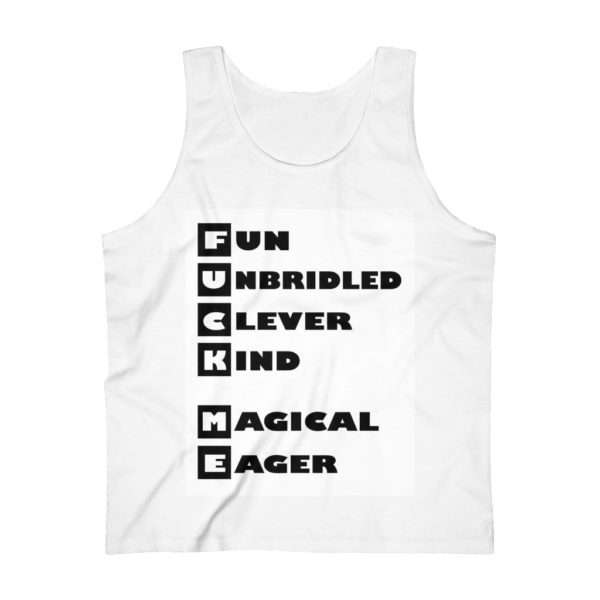 Fun Unbridled Clever Kind Magical Eager Men's Ultra Cotton Tank Top