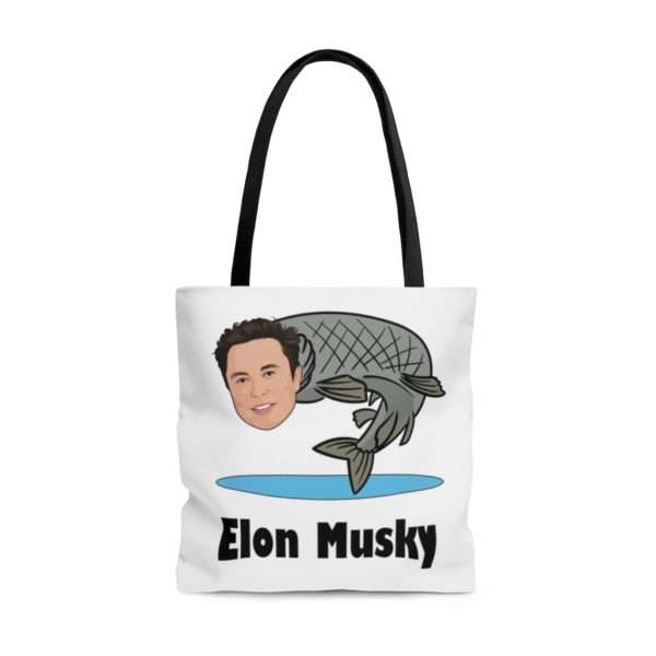 Elon Musky AOP Tote Bag