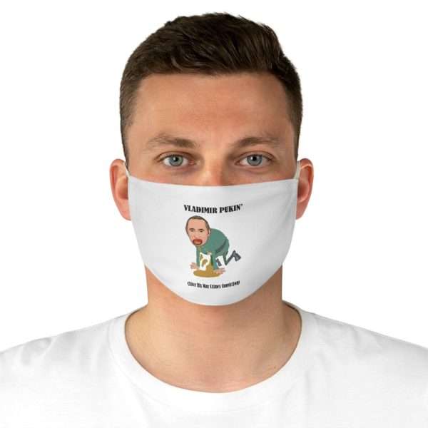 Funny Fabric Facemask - Vladimir  Pukin’ (After His War Crimes Conviction) - Image 4