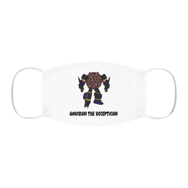 Omicron the Decepticon Snug-Fit Polyester Face Mask - Image 2